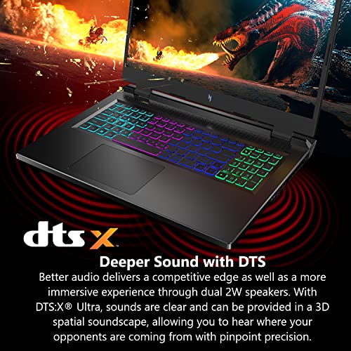 Gaming Laptop 17.3" QHD 165Hz, 64GB RAM, 2TB SSD G5802