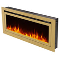 The Sideline Deluxe Gold 50" 86275 Recessed Smart Electric Fireplace
