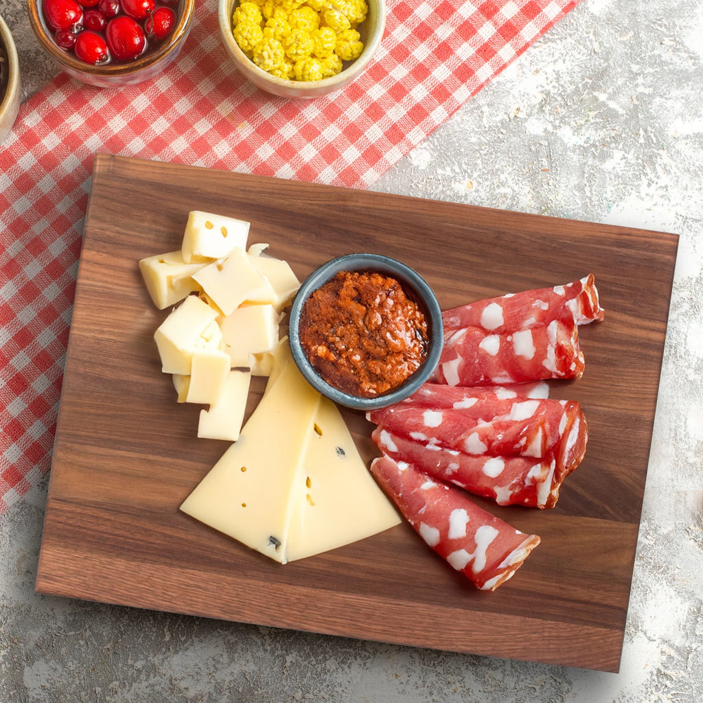 Walnut Wood Edge Grain Reversible Cutting Board, 20" x 15" x 1.5" V9120