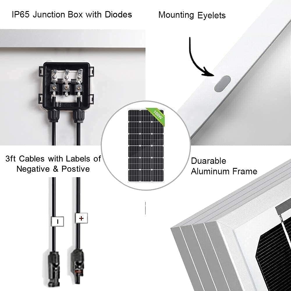 Solar Well Pump Kit with Battery Backup, 12V Water Pump and 120W Panel K865