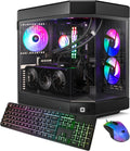 iBUYPOWER Y60 Black Gaming PC Computer Desktop Y60BI9N4703 (Intel Core i9 13900KF, NVIDIA GeForce RTX 4070 12GB, 32GB DDR5 RGB 5200MHz (16x2), 1TB NVMe, WiFi Ready, Windows 11 Home Advanced)