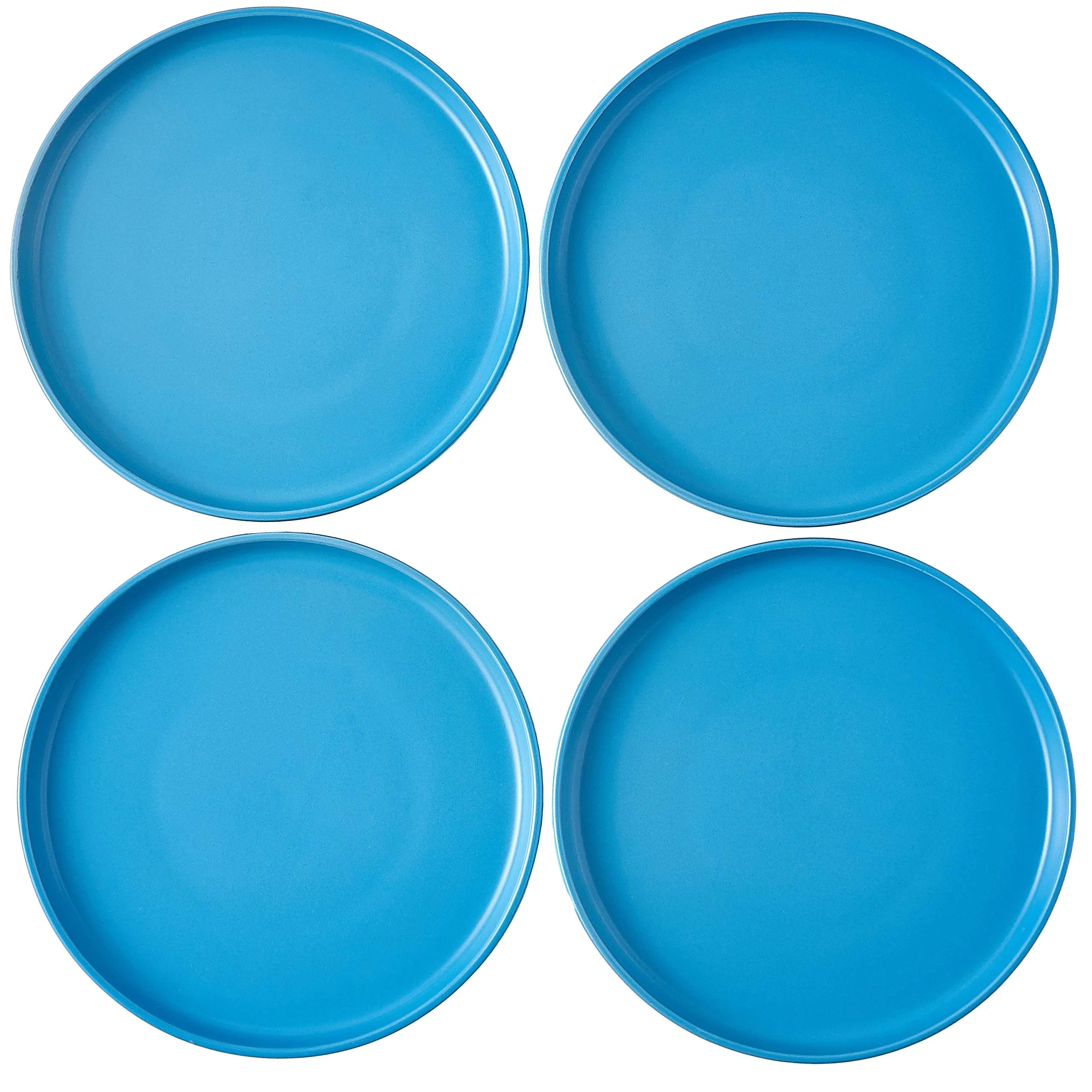 Christmas Dinner Plates Set of 4 Matte Ceramic 8 Inch F912