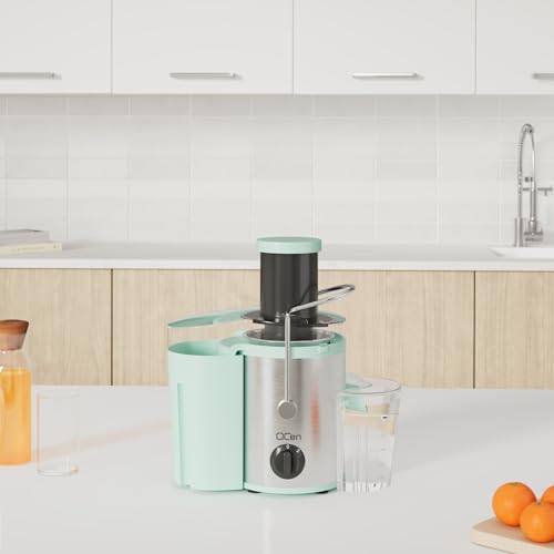 Juicer Machine, 800W Centrifugal Extractor with Wide Mouth Feed Chute, Stainless Steel, BPA-free Y425329