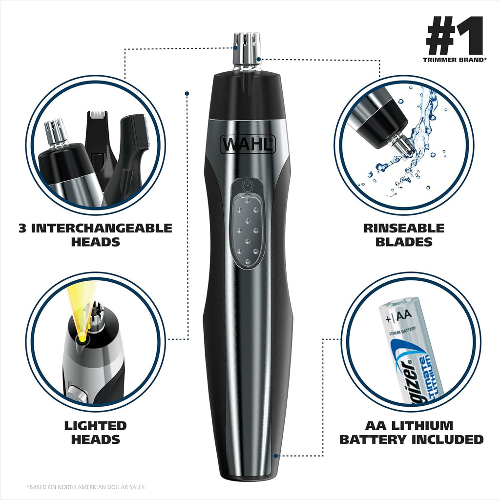 Lithium Powered Lighted Ear, Nose & Brow Trimmer U2366