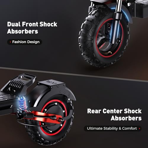 Electric Scooter for Adults, 28 MPH Top Speed, 40 Mile Range, Foldable E883