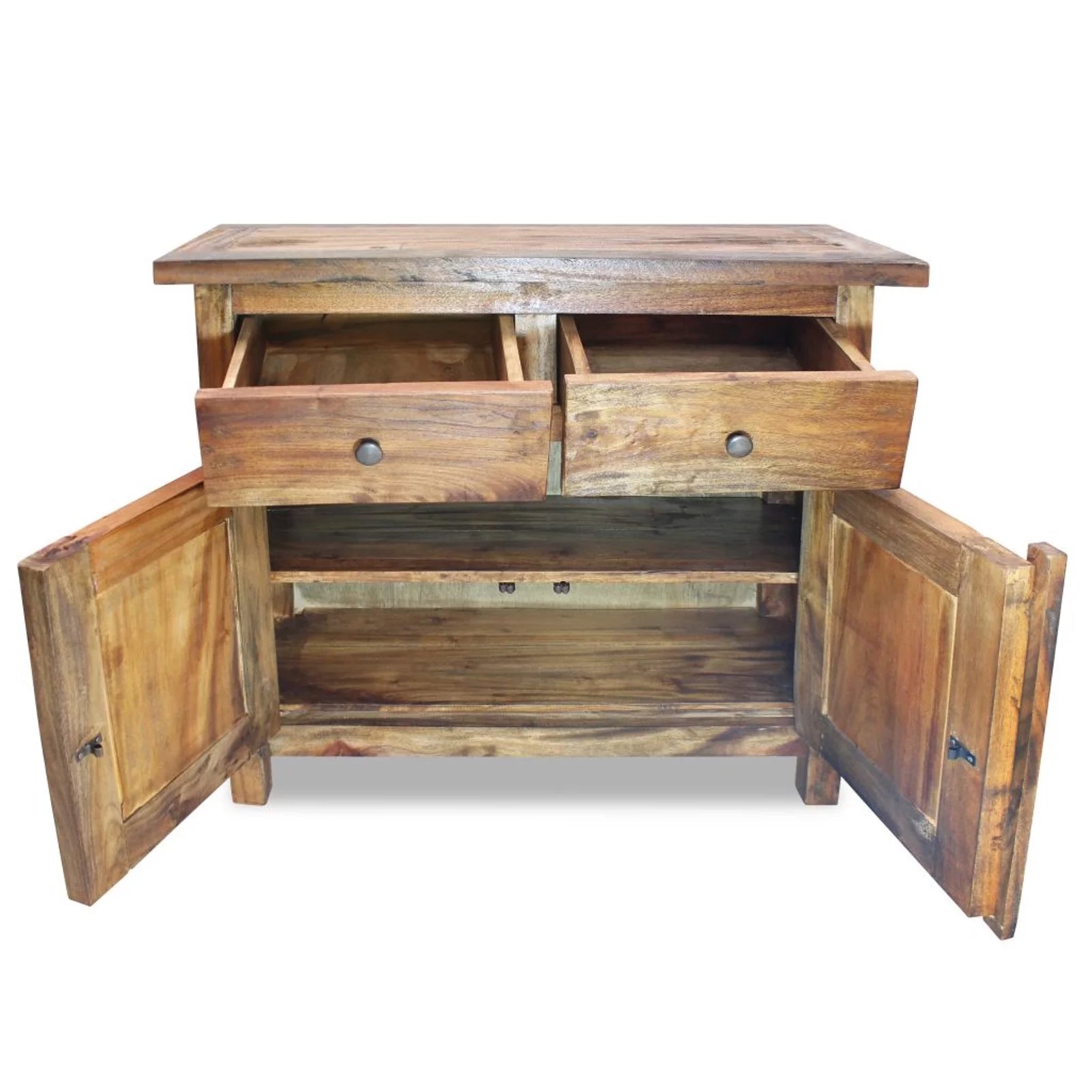 Handmade Sideboard Cabinet with 2 Drawers and Shelf F403
