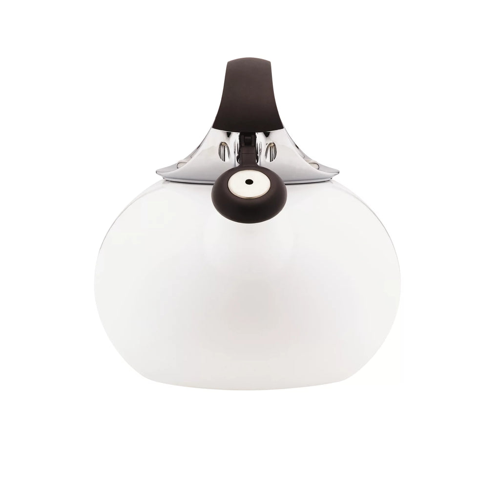 White Enamel Steel Tea Kettle A5457