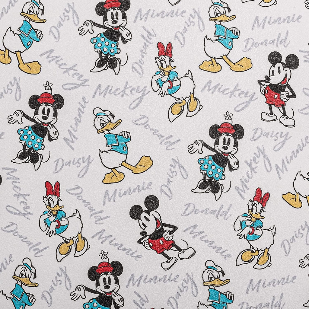 Disney Mickey Minnie Mouse Donald Daisy Mini Backpack Handbag White Q967