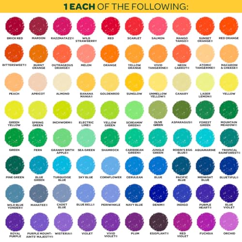 152ct Crayon Collection with Classic and Glitter Crayons M4947