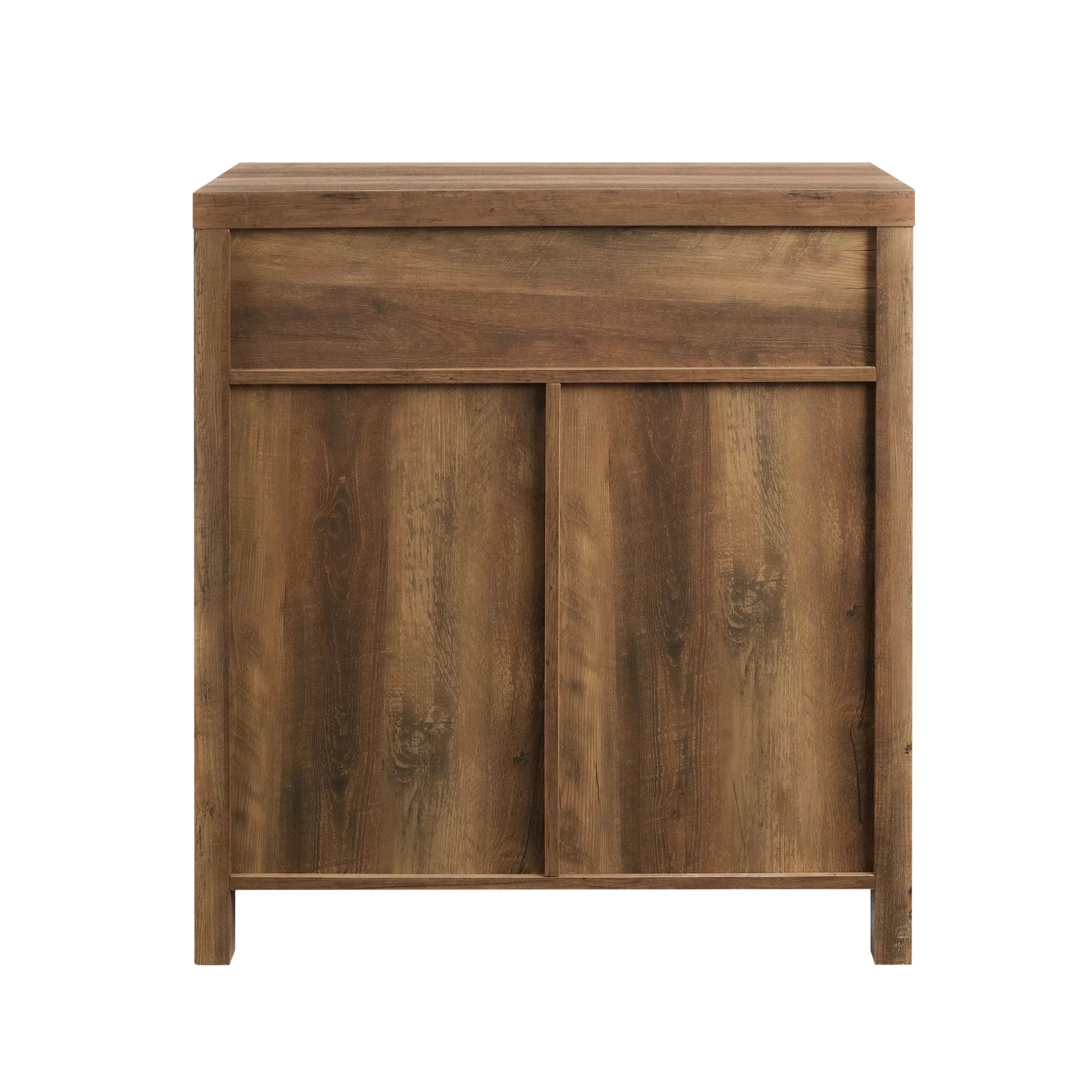Farmhouse Barn Door Accent Cabinet, Reclaimed Barnwood E405888