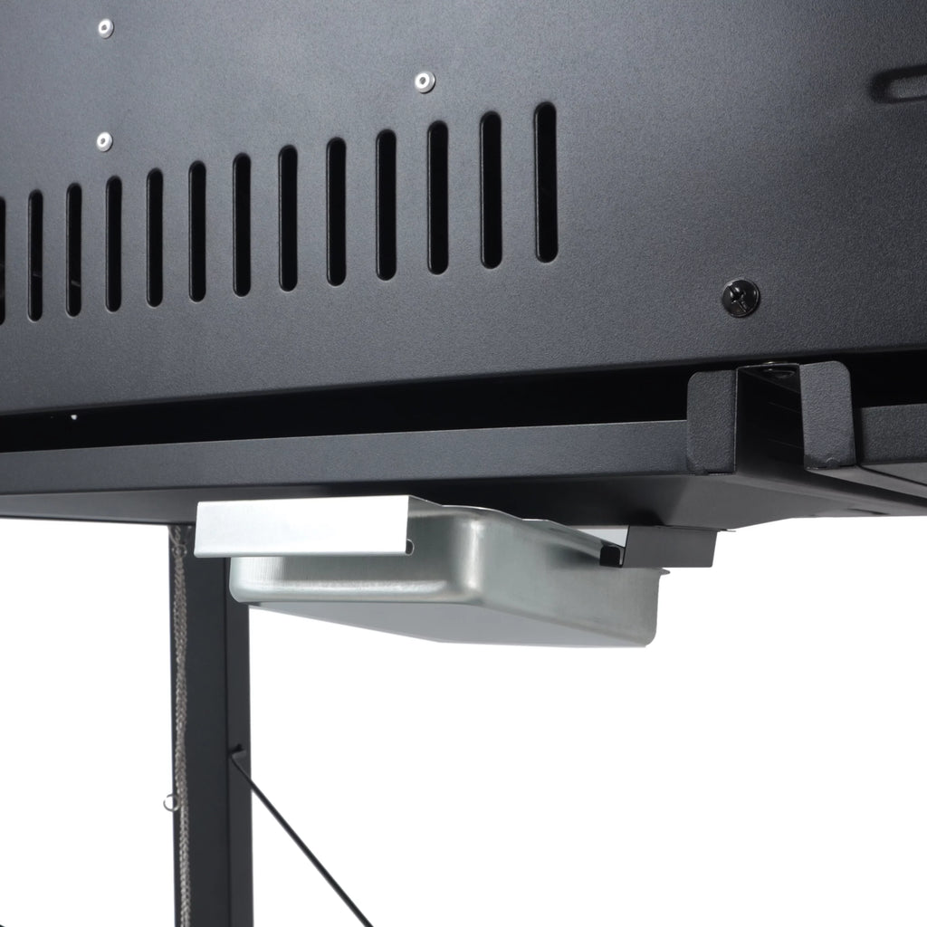 Dual Fuel Gas & Charcoal Combo Grill, Black with Stainless G2724