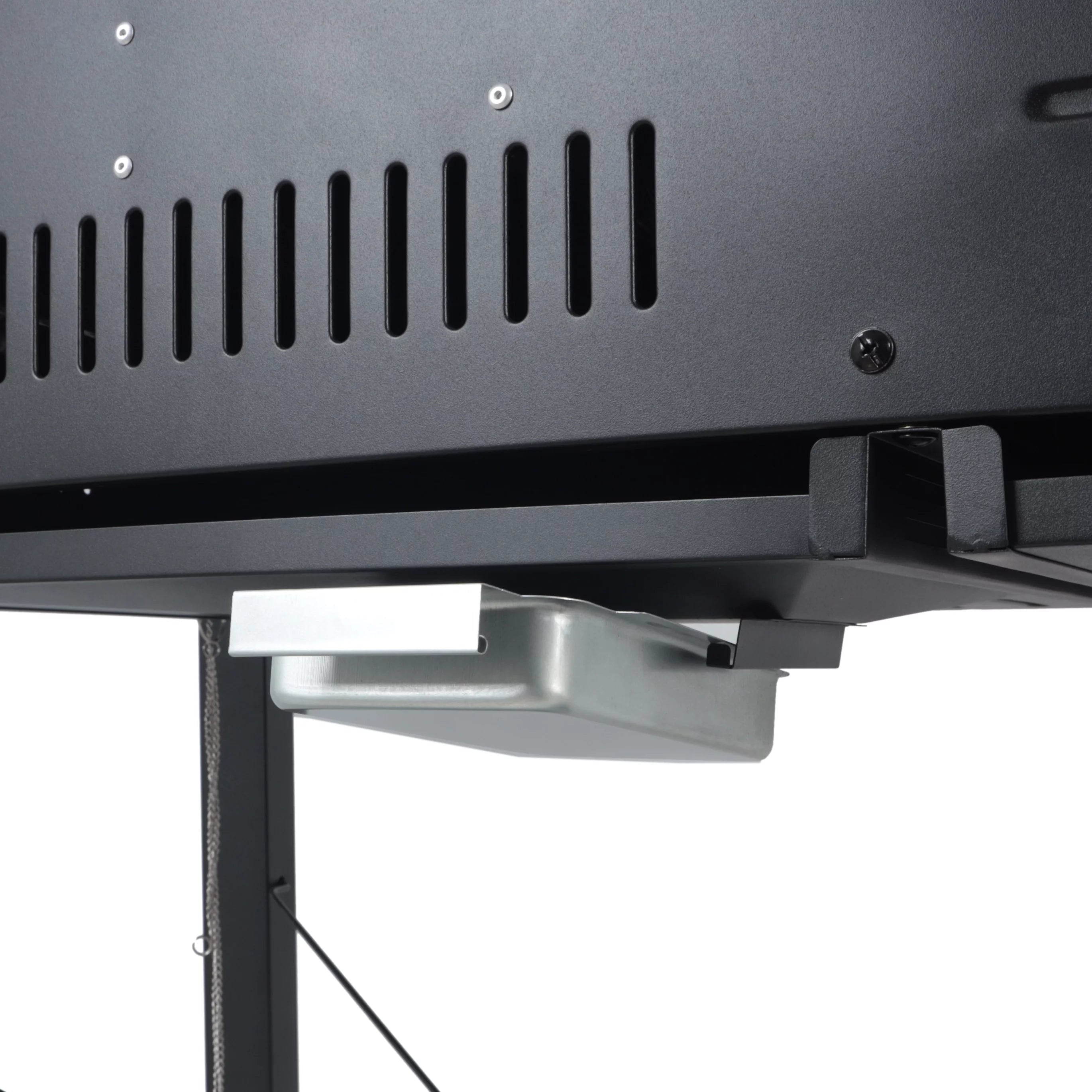 Dual Fuel Gas & Charcoal Combo Grill, Black with Stainless G2724