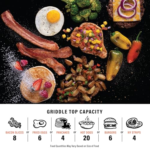 12" x 14" Camping Griddle with Side Burner I417133