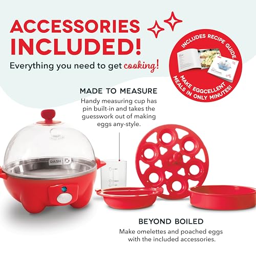 6 Egg Capacity Electric Egg Cooker with Auto Shut Off - Black U471