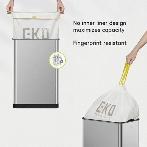 Touchless Motion Sensor Trash Can, 13.2 Gallon, Brushed Stainless Steel A497976