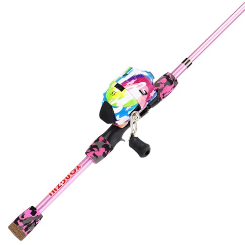 Kids Fishing Rod and Reel Combo with Tackle Bag and Lures R1724