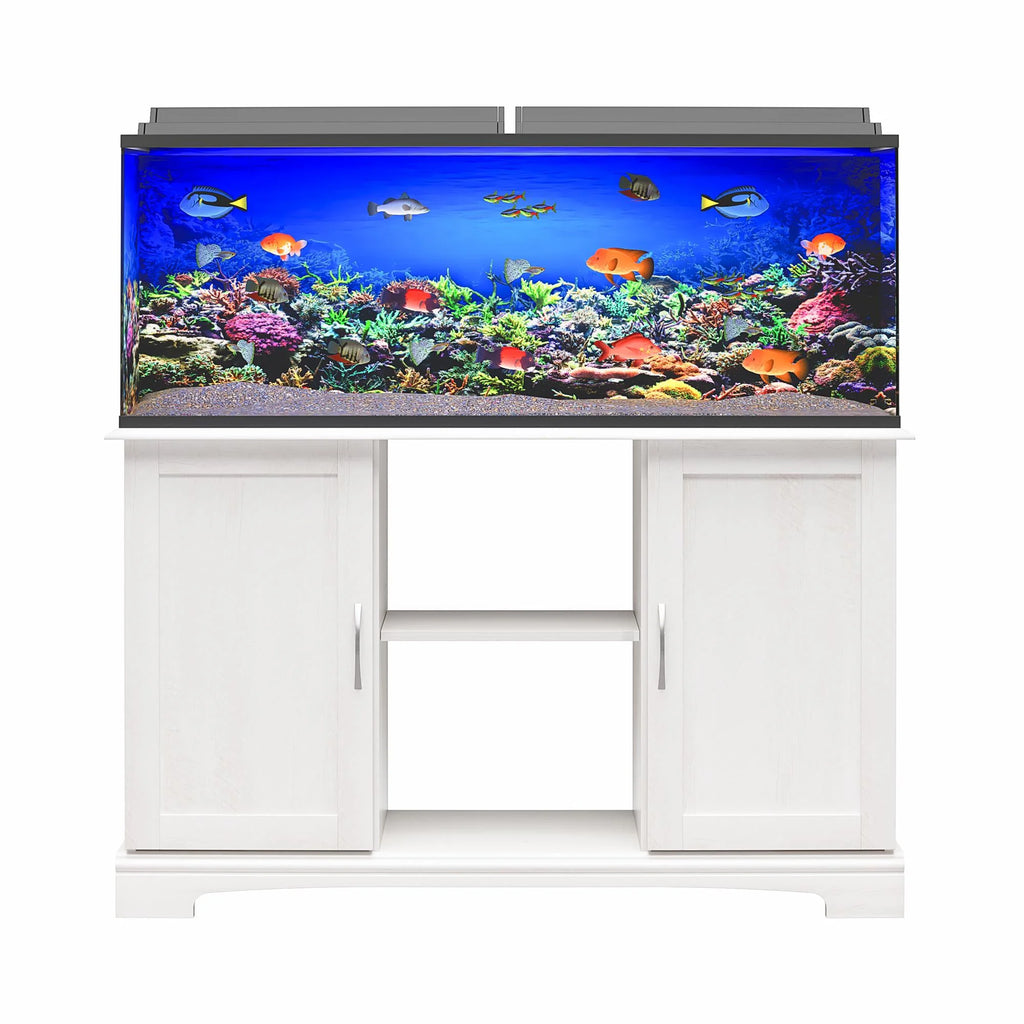 Aquarium Stand, Ivory Oak D297926
