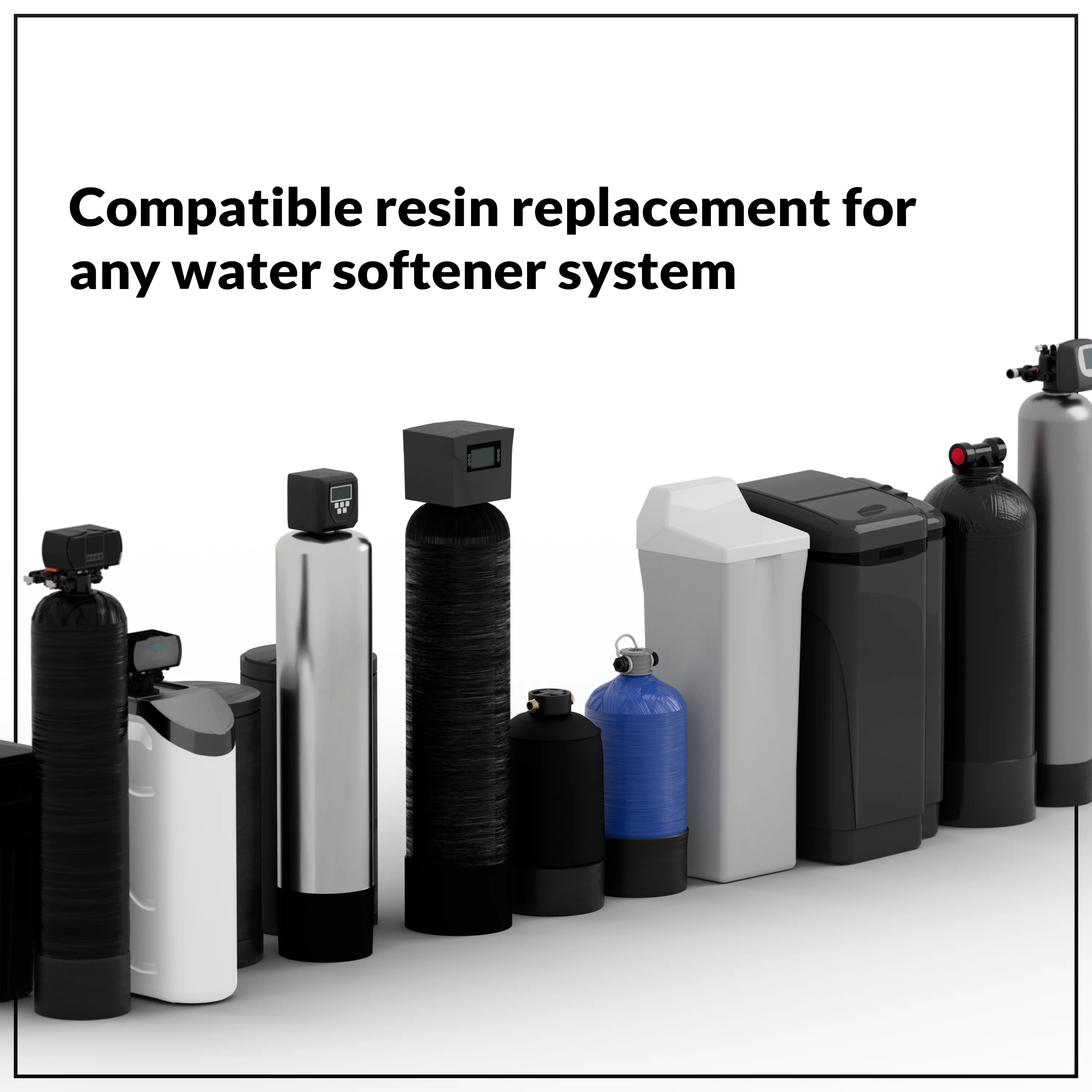 Water Softener Resin Media Replacement Cation 0.25 CuFt H225