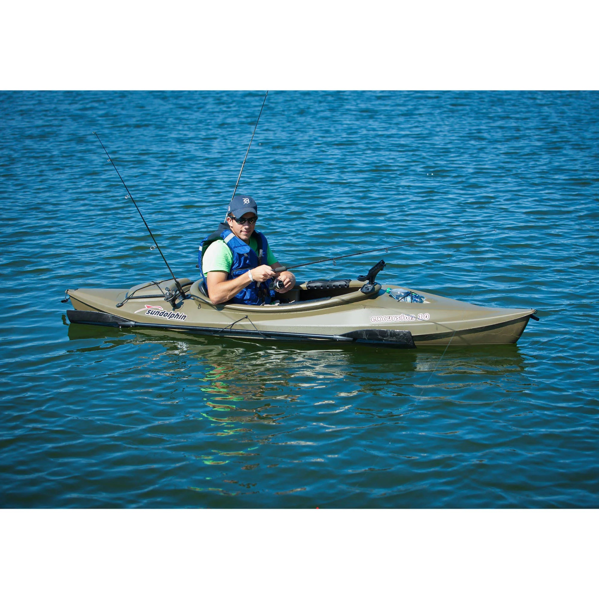 Sit-in Fishing Kayak 10 Ft with Paddle C851368