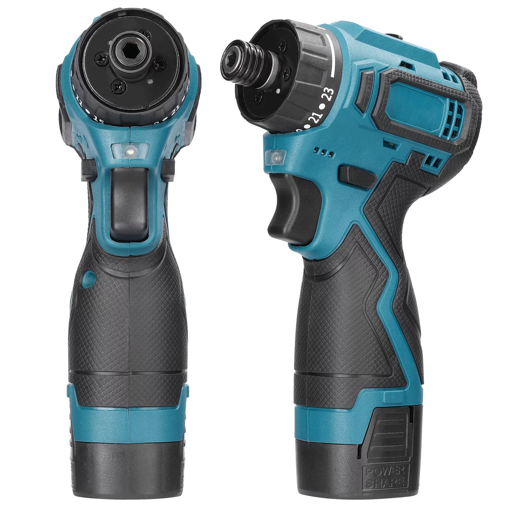 18V Electric Screwdriver, Torque Adjustable 2 Speed, Brushless Motor Repair Tool Kit R348620