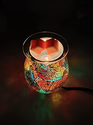 Mosaic Wax Melt Warmer, Electric Plug-in for Scented Wax R19873