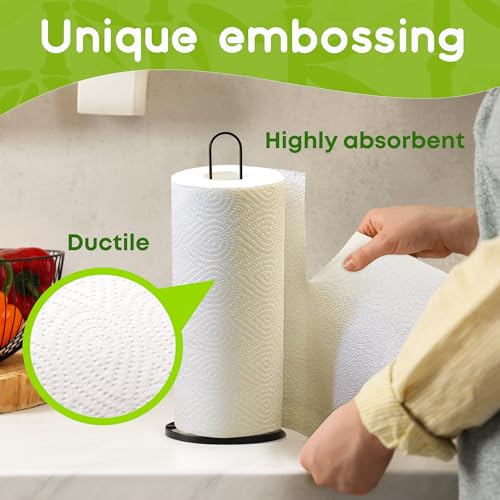 Bamboo Paper Towels 16 Rolls, 2-Ply, Highly Absorbent, Tree Free A392