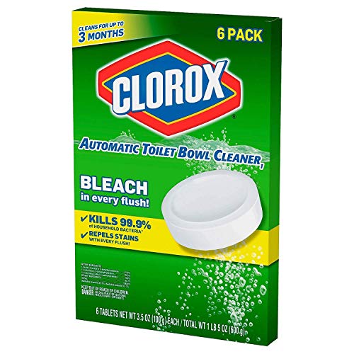 Toilet Bowl Cleaner Tablets, 6 Pack T802456