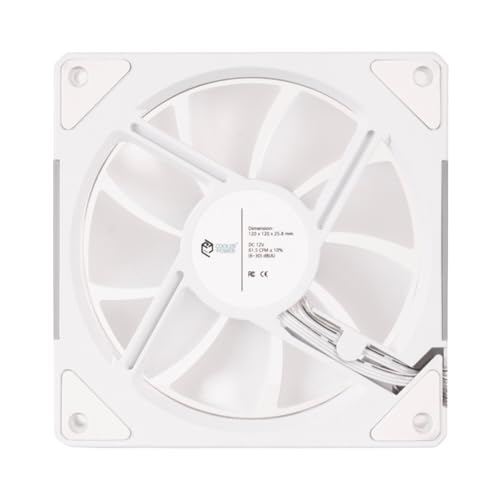 120mm Black Mirror RGB Fans, PWM, 3 Pack K13364