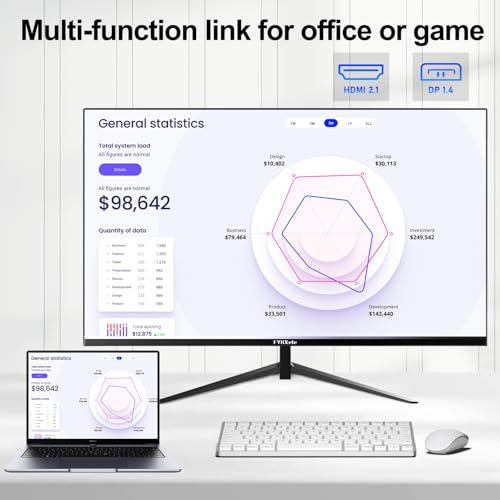 24 Inch Touchscreen Monitor, IPS FHD 1080P, 100Hz, HDMI & VGA & USB Z3733
