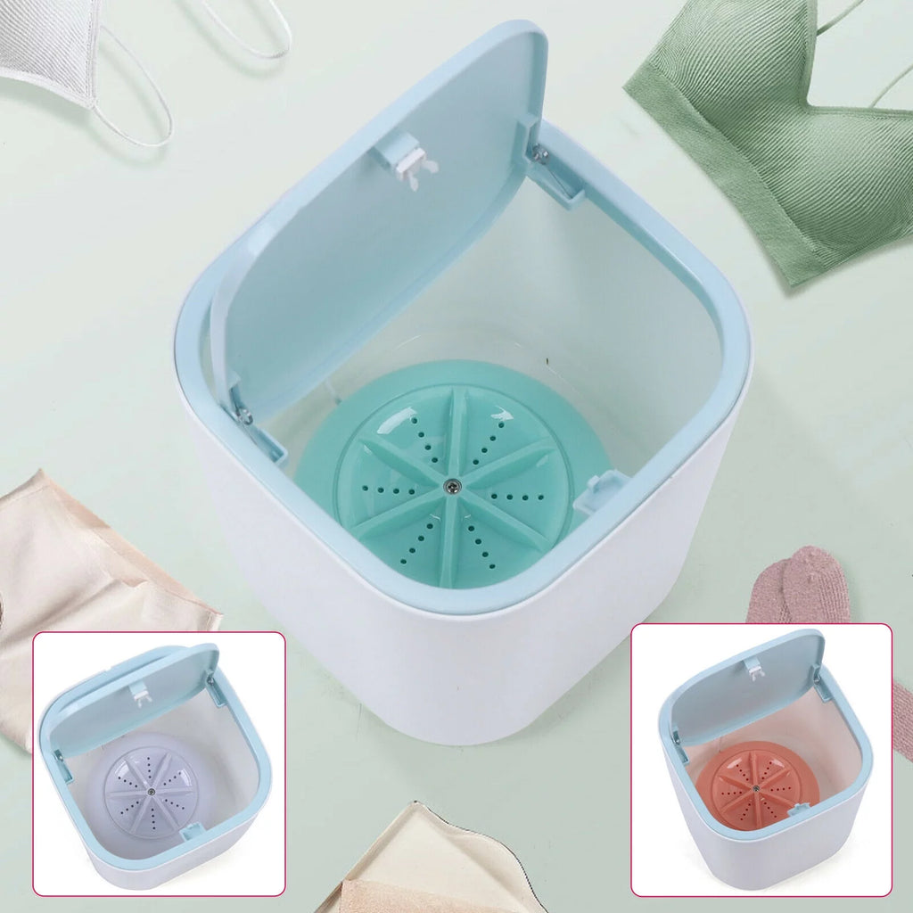 3.8L Portable Washing Machine USB Mini Washer for Camping Traveling RVs Dorms D1470