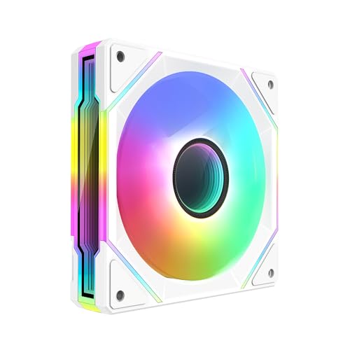 120mm Black Mirror RGB Fans, PWM, 3 Pack K13364
