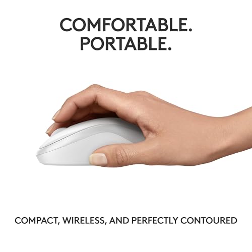 Wireless Mouse, 2.4GHz USB Receiver, 12-Month Battery, 1000 DPI Optical Tracking I608686