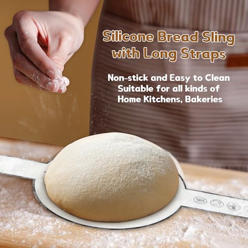 Bread Proofing Basket Kit with Linen Liner and Dough Tools M1098