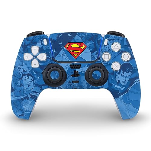 Superman DC Comics Vinyl Faceplate Sticker Skin for PS5 Disc Console & DualSense Y402