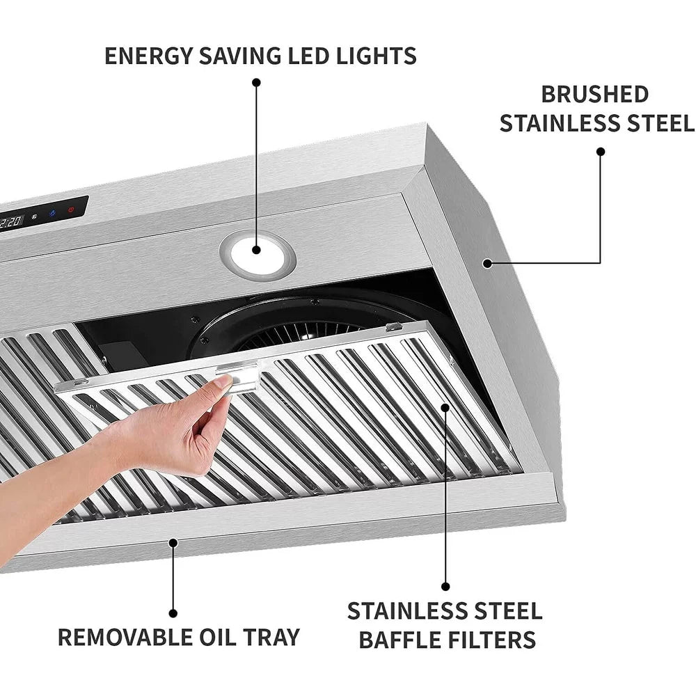 Under Cabinet Range Hood 30 inch Stainless Steel I234
