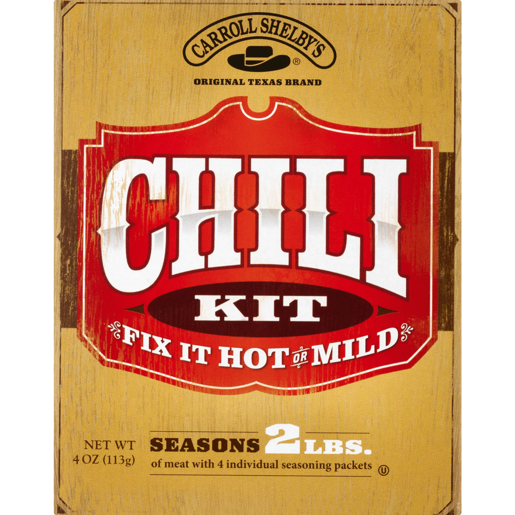 Chili Kit, 3.65 oz, 4 Pack E113099
