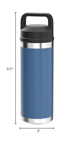 18 oz Vacuum Insulated Stainless Steel Bottle with Chug Cap E63440