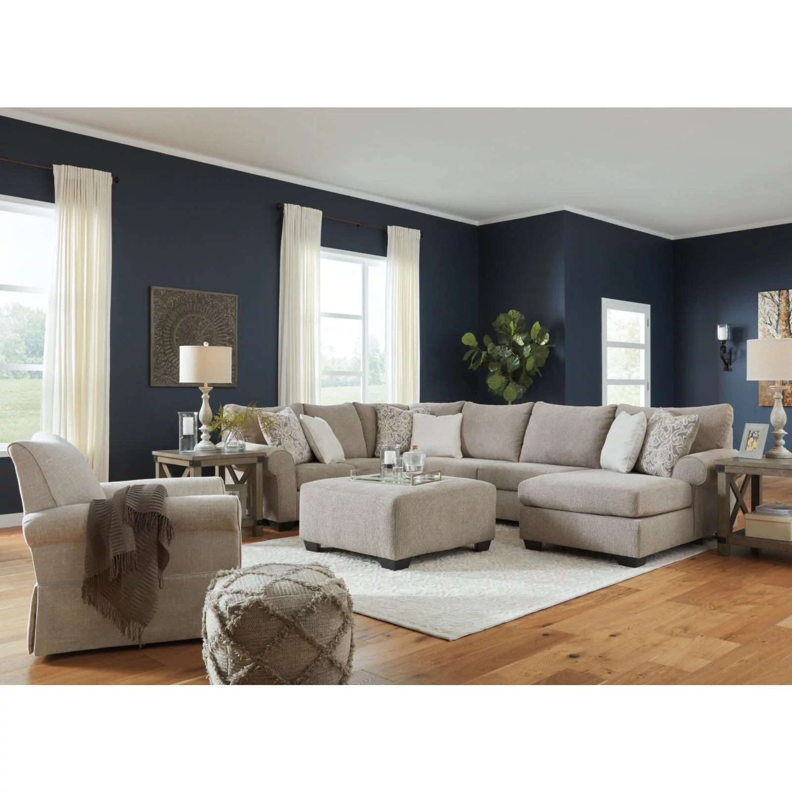 Swivel Glider Accent Chair A77599