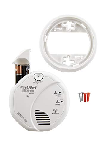 Wireless Photoelectric Smoke and Carbon Monoxide Combo Alarm with Voice and Location I724387