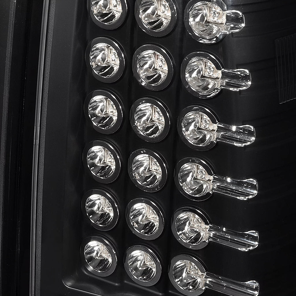 Halo Projector Headlights with LED Tail Lamps Combo for Nissan Titan 2004-2015 G928