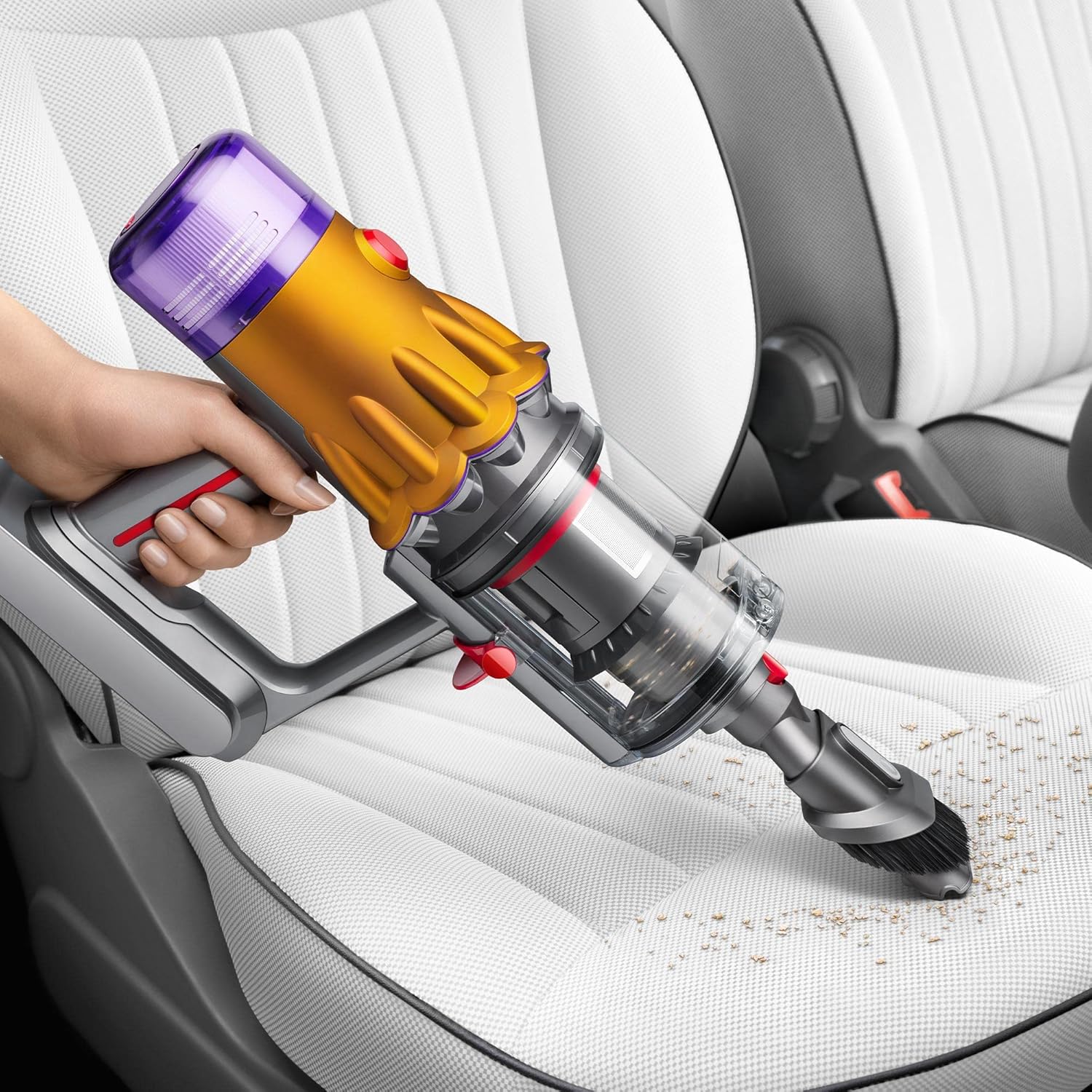 Cordless Vacuum Cleaner, Yellow/Iron W8687