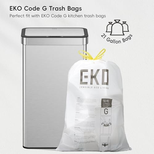 Touchless Motion Sensor Trash Can, 13.2 Gallon, Brushed Stainless Steel A497976
