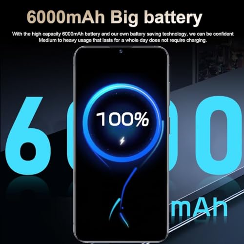 Unlocked Smartphone 4GB 64GB Android 13 6.72" 6000mAh Dual SIM Purple K162