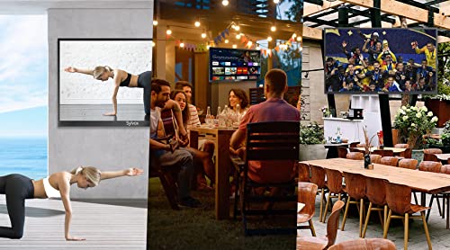 55 inch Outdoor Smart TV, 4K Weatherproof Television for Outside I326