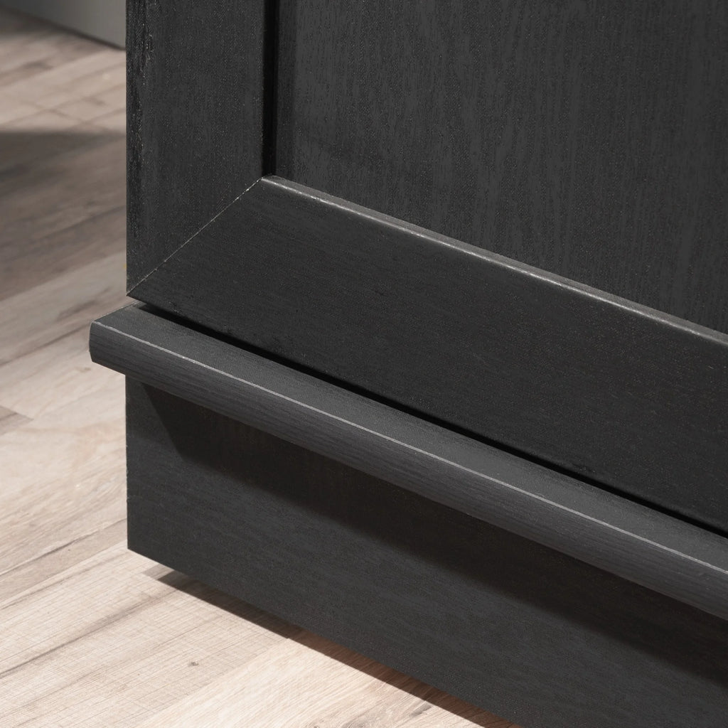 Single Door Pantry in Raven Oak Finish C275