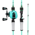 Fishing Rod and Reel Combo, Spinning and Baitcasting Pole with Graphite Blanks O8586