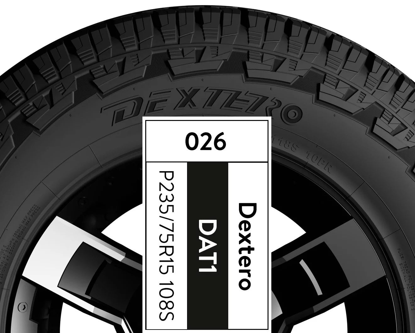 All Terrain P235/75R15 Tire for 1995-99 Chevrolet Tahoe, 1999 Silverado 1500 M4849