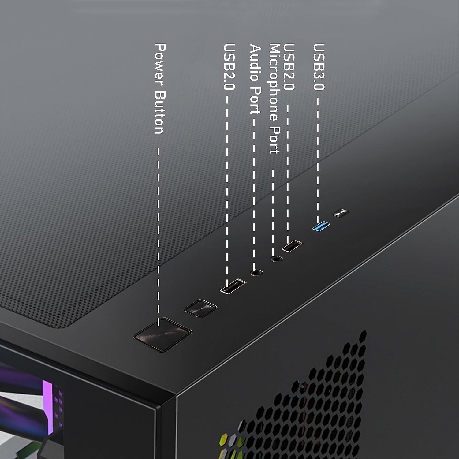 Gaming Desktop PC, GeForce RTX 3060, Intel Core i7, 16GB DDR4, 1TB SSD, WiFi I440817