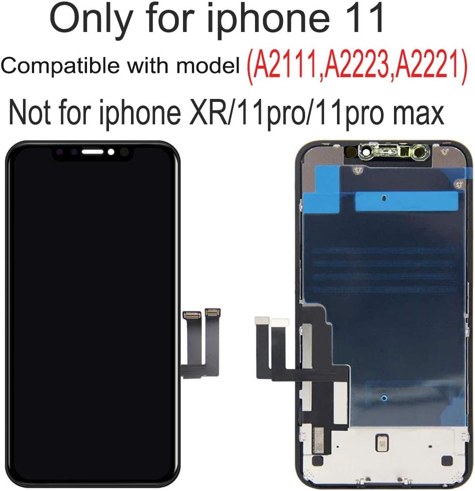 iPhone 11 Screen Replacement 6.1 Inch with Repair Tools and Screen Protector S5121
