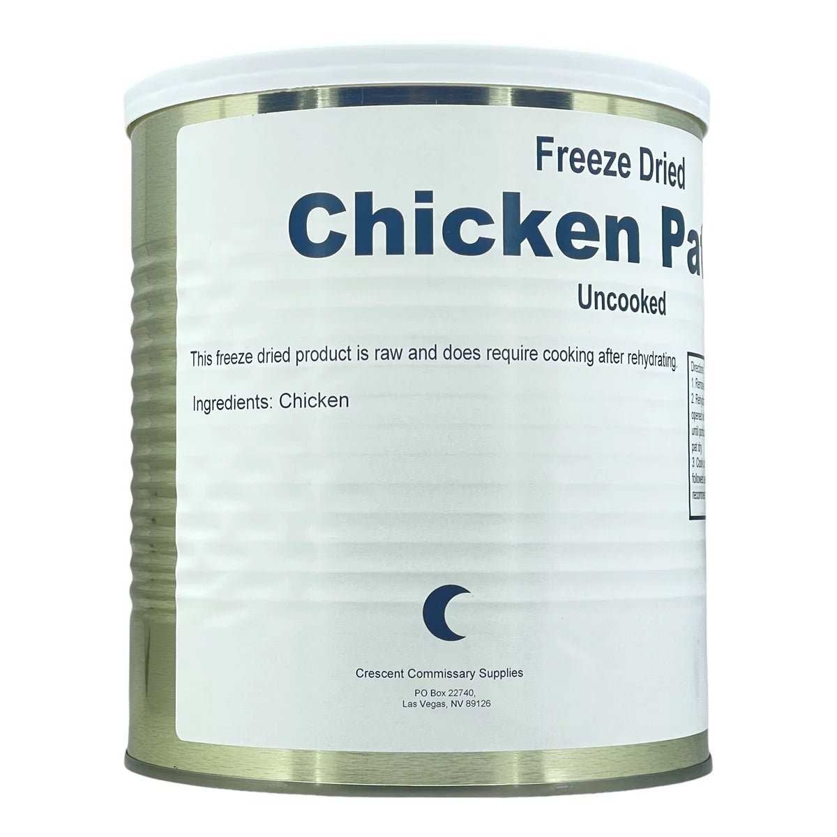 Freeze Dried Chicken Patties Emergency Food, 6 Cans E9710